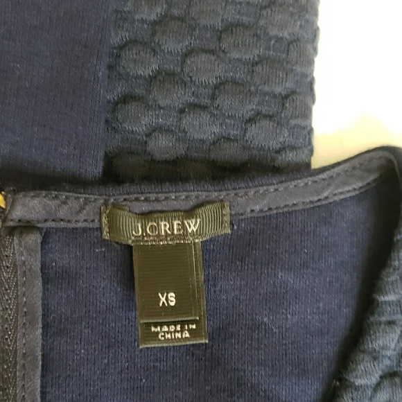 J. Crew Blue Fitted Peplum Strech Tank Top Size:XS - Picture 5 of 6